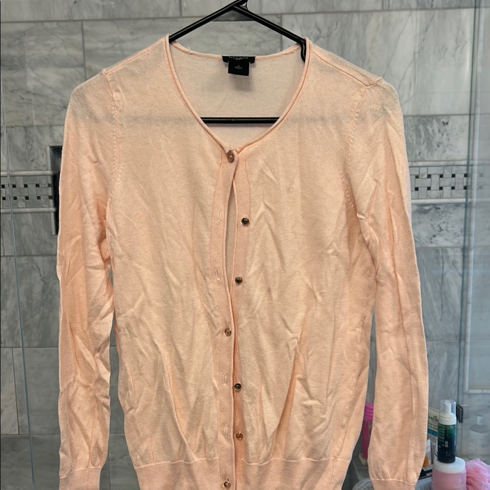 Men's Pink Sweater Cardigan